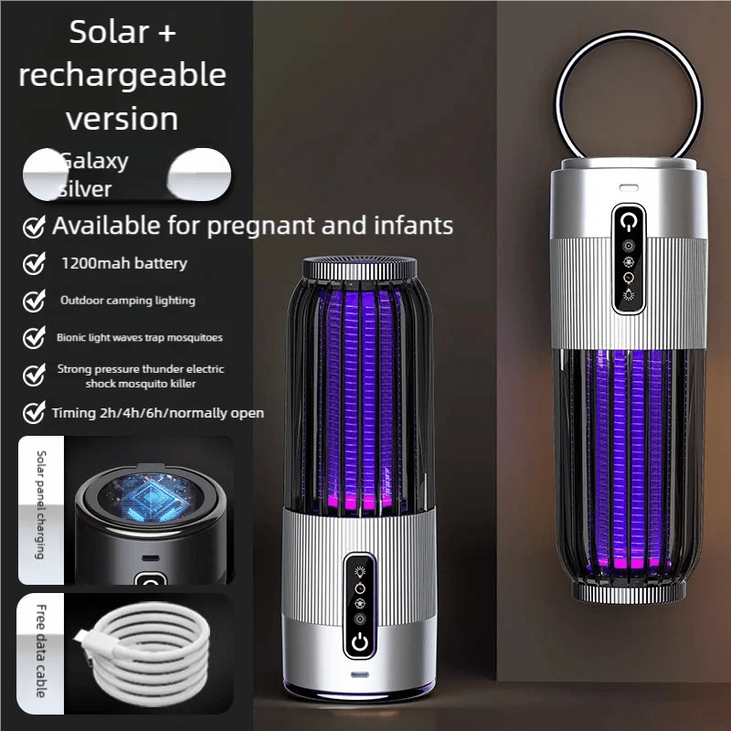 Portable Solar Mosquito Repellant Lamp - Carry Light