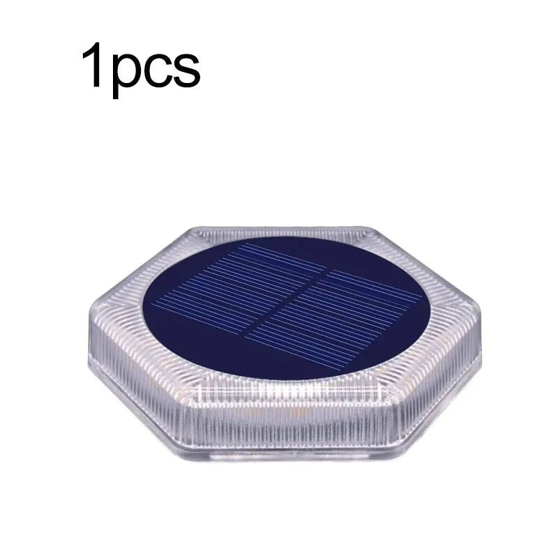 Solar Deck Path Lights – Waterproof IP68 LED Outdoor Lights - Carry Light