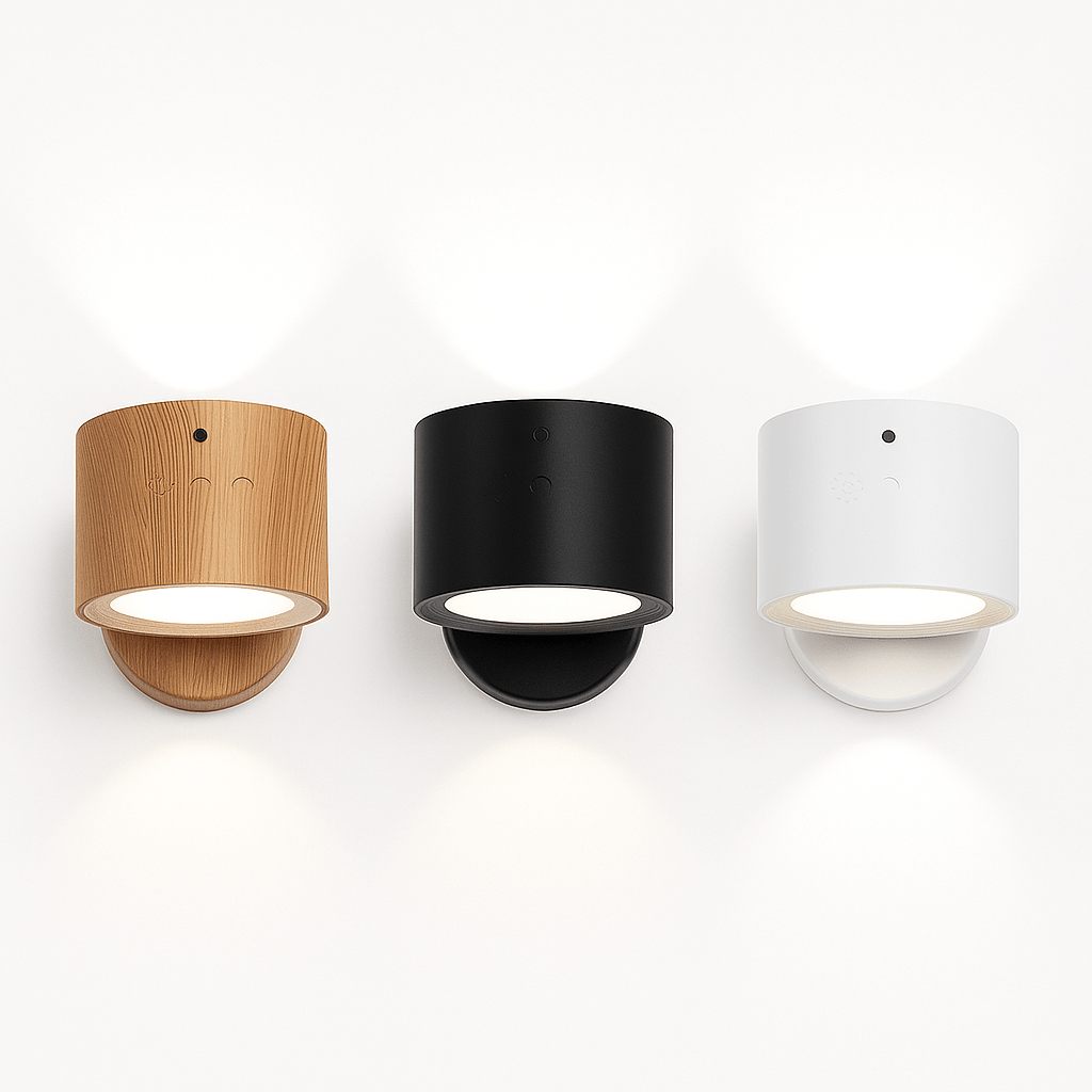 360° Rotatable LED Wall Light – Magnetic & Detachable - Carry Light