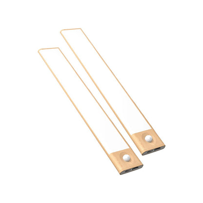 Set of modern smart sensor LED strip lights with motion detection