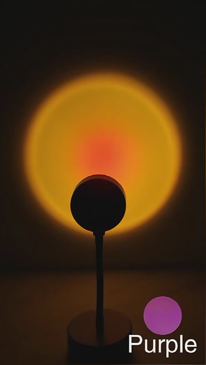 SUnset lamp demonstration