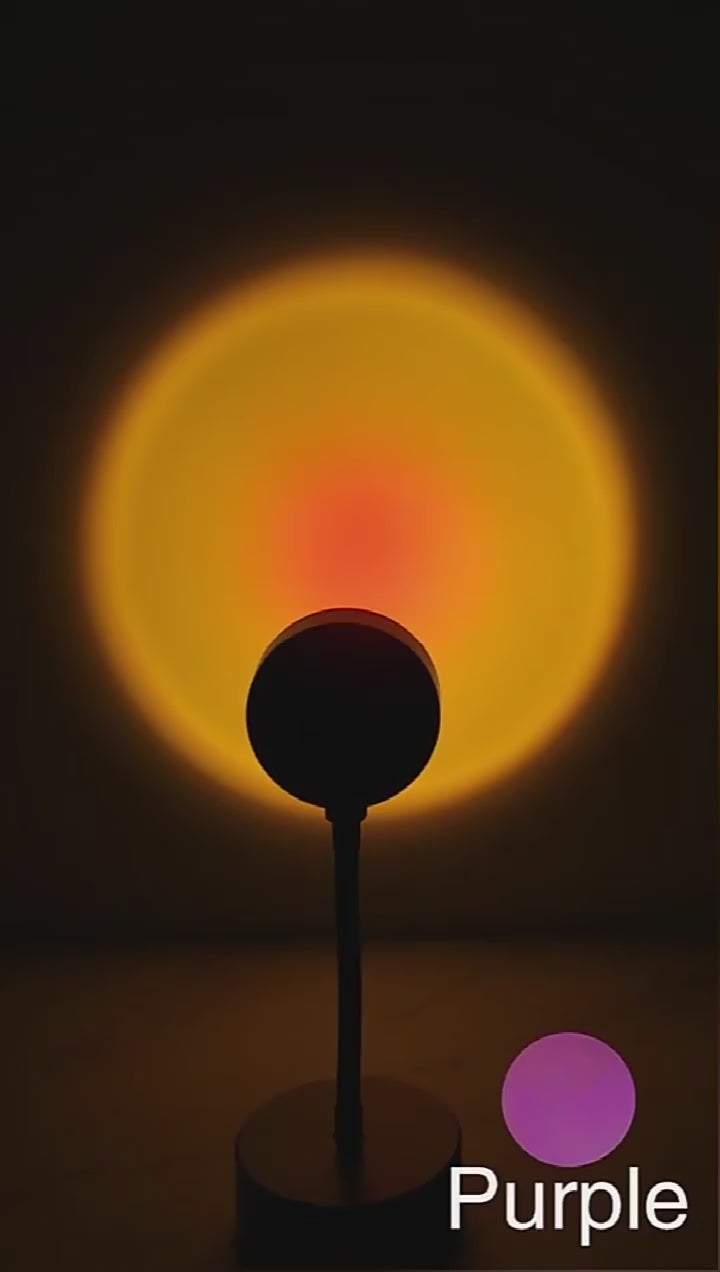 SUnset lamp demonstration