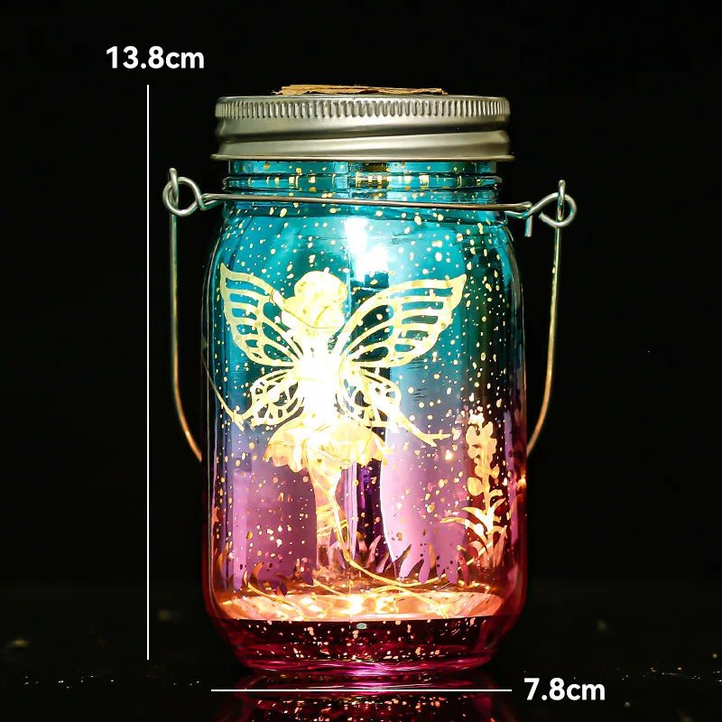 Solar "Fairies in a Jar" Outdoor Light - Carry Light