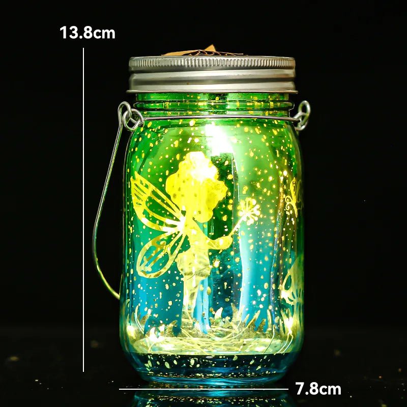 Solar "Fairies in a Jar" Outdoor Light - Carry Light