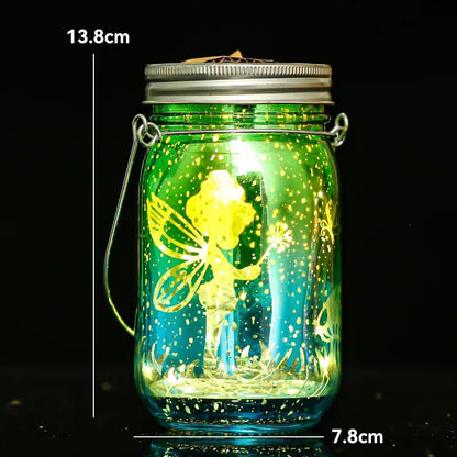 Solar "Fairies in a Jar" Outdoor Light - Carry Light