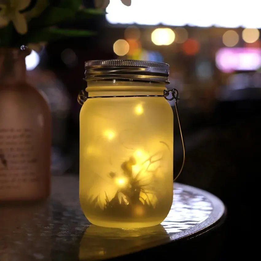 Solar "Fairies in a Jar" Outdoor Light - Carry Light