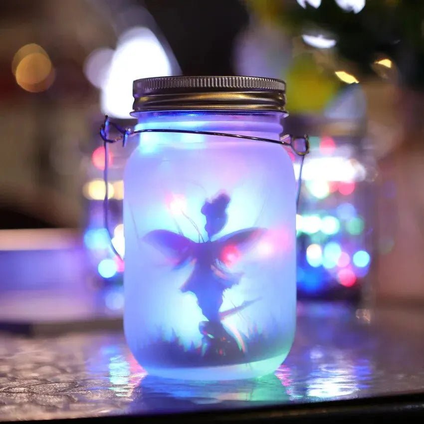 Solar Mason Jar Lantern – Waterproof Fairy Lights - Carry Light