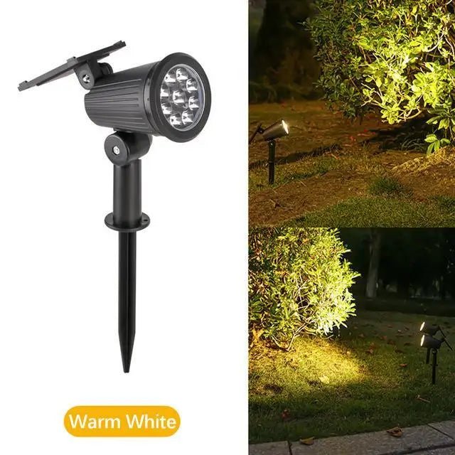 Waterproof Solar LED Garden Spotlight - Carry Light