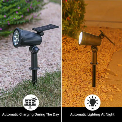 Waterproof Solar LED Garden Spotlight - Carry Light