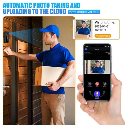 WiFi HD Doorbell with Wireless Camera and IR Video Intercom - Carry Light